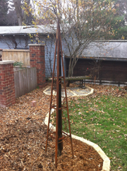 Obelisk in place